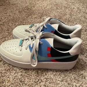 BRAND NEW Air Force Ones. Cute color and design!